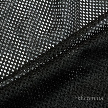 Подкладочная ткань сетка 65 - черный