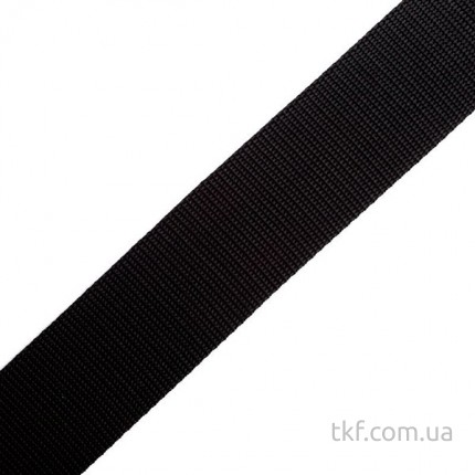 Лента ременная полипропилен 40 мм (50 метров) - черный
