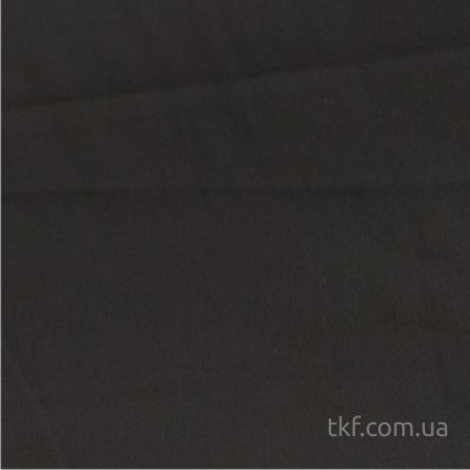 Ткань халатная (35% х/б, 65% п/э), цветная - черный