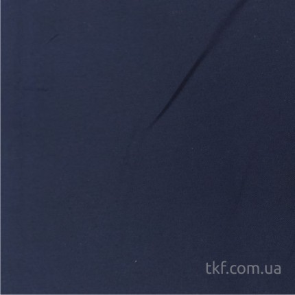 Ткань халатная (35% х/б, 65% п/э), цветная - темно-синий
