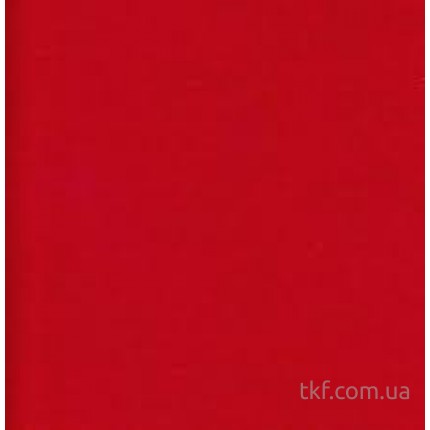 Ткань халатная (35% х/б, 65% п/э), цветная - красный