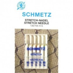 Швейная игла для бытовых машин Schmetz Stretch 130/705 H-S (для эластичных тканей), набор 5 игл