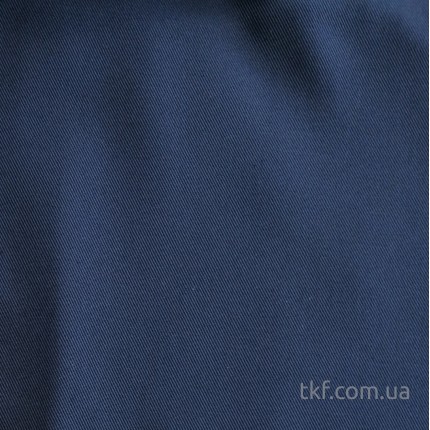 Саржа 260 арт. 3070К (22% п/е 78% хл) - темно-синий