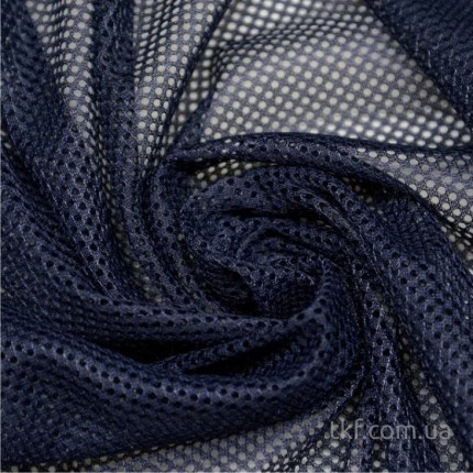 Подкладочная ткань сетка 65 - темно-синий
