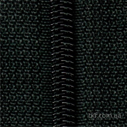 Змейка брючная спираль 18 см - черный