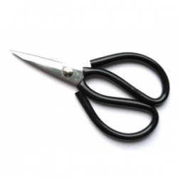 Ножницы с резиновыми черными ручками, длина 5 см