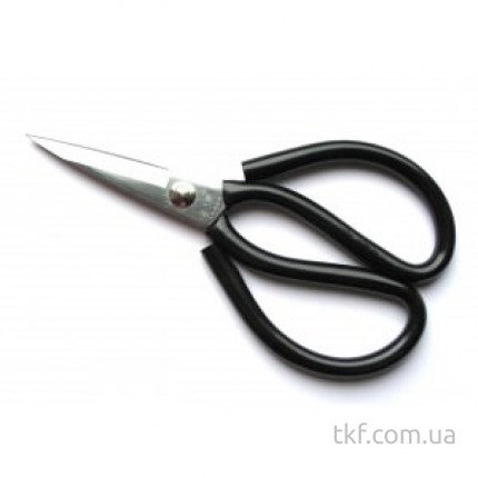 Ножницы с резиновыми черными ручками, длина 5 см